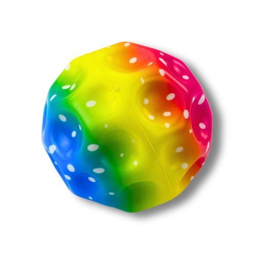 Gödröcskés labda ugráláshoz, dagasztáshoz, színes hab, 10 cm