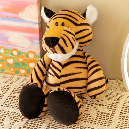 Plüss kabalája ennivaló Tigris narancssárga csíkos 23cm