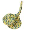 Plüss Stingray Mascot ennivaló, sárga pontozott 50 cm