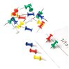 Színes tűkészlet parafa táblákhoz, irodába és iskolába, 50 db.
