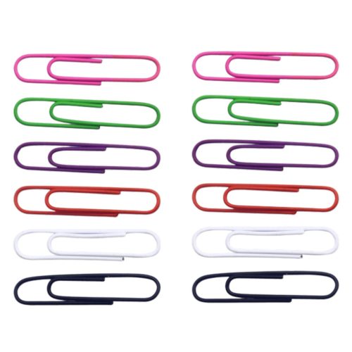 Színes gemkapcsok készlete 30mm 40db.