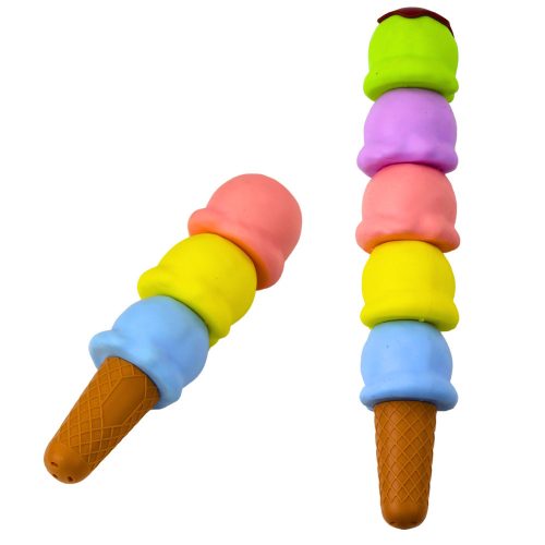 Fagylalt tölcsér Fagylalt gombóc kiemelő 5 pasztell szín 18cm