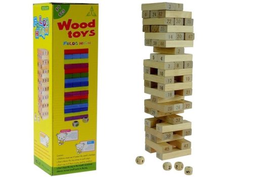 Jenga játék Fa torony Ne rombold le!