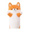 Plüss Shiba Dog Mascot párna, hosszúkás, görgős, 60 cm