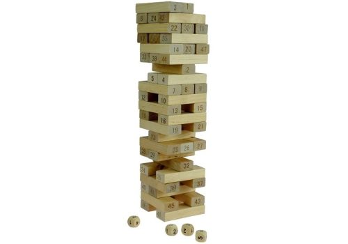 Jenga játék Fa torony Ne rombold le!