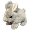 Plüss kabalája bújós nyúl Nyúl szürke 18cm