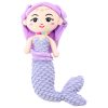 Plüss sellő korallokkal Lila búbos játék, 32cm