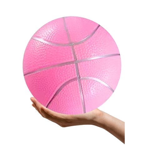 Pasztell világos rózsaszín gumilabda 20cm