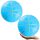 Pasztell világoskék gumilabda 20cm