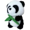 Plüss kabalája bújós panda bambusszal 18cm