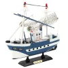 Gyűjthető modell Hajó Horgászcsónak Repülő Lady Blue 24x23cm
