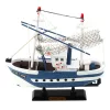 Gyűjthető modell Hajó Horgászcsónak Repülő Lady Blue 24x23cm