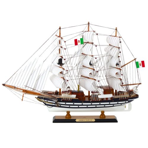 Gyűjthető modell dekoratív vitorláshajó Amerigo Vespucci 64x46cm
