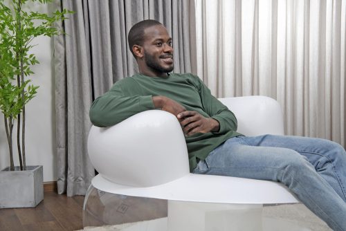 Felfújható szék fehér 112 x 112 x 70 cm Bestway 75138