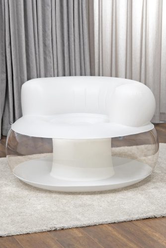 Felfújható szék fehér 112 x 112 x 70 cm Bestway 75138