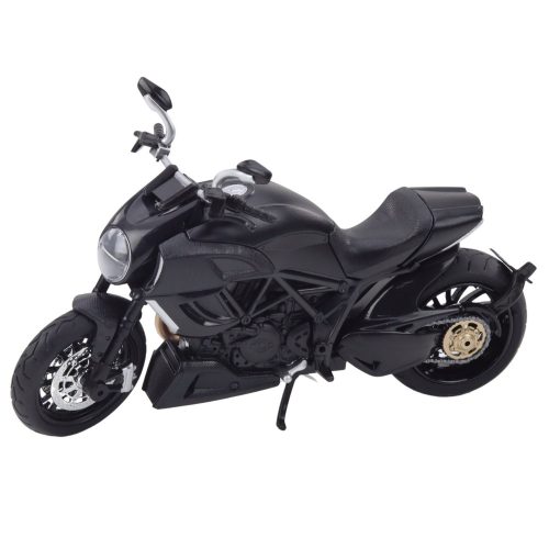 Sport Motorkerékpár Fém Fények Hangok Arany Elemek Fekete 1:12