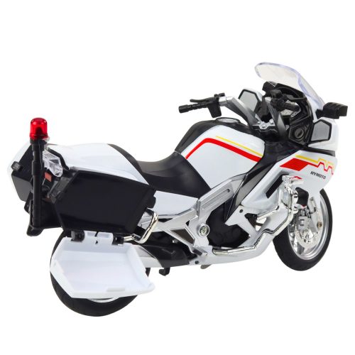 Motorkerékpár fémlámpák hangok fehér piros sárga vonalak 1:12