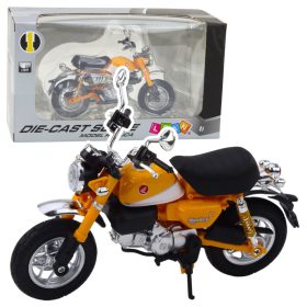 Motorkerékpár Retro Classic Metal Lights Sárga 1:12