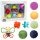 8 db-os puha, érzékszervi golyó készlet, oktató pillangó