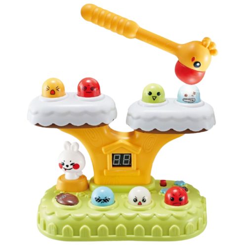 Whack-A-Mole ügyességi játék kisgyermekeknek 20 dallam, 7 sebességszint