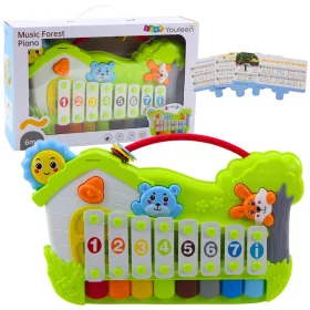 Musical Piano Forest Xylophone Jegyzetkártyák 5db