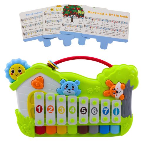 Musical Piano Forest Xylophone Jegyzetkártyák 5db