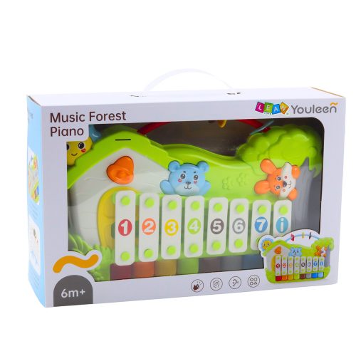 Musical Piano Forest Xylophone Jegyzetkártyák 5db