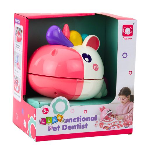 Unicorn Dentist Oktatási készlet Doctor Dentist Pink