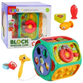 Oktatójáték interaktív kocka többfunkciós 8 az 1-ben