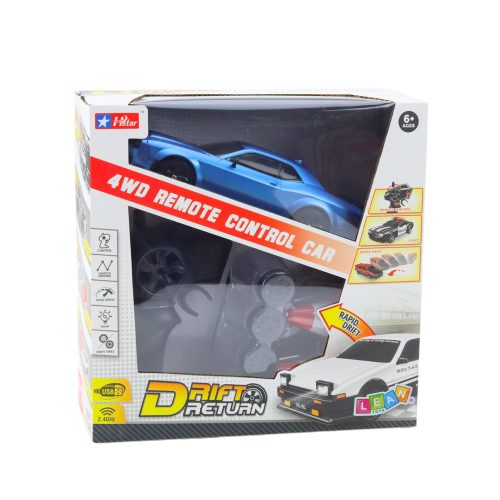 Autósport Drift Cserélhető Kerekek Távirányítós RC 4WD Blue Sport