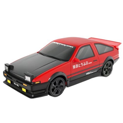 Drift Sportautó Cserélhető Kerekek Távirányítós RC 4WD Red