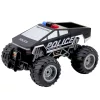 Off-Road RC rendőrautó távirányítós fekete 1:16