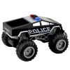 Off-Road RC rendőrautó távirányítós fekete 1:16