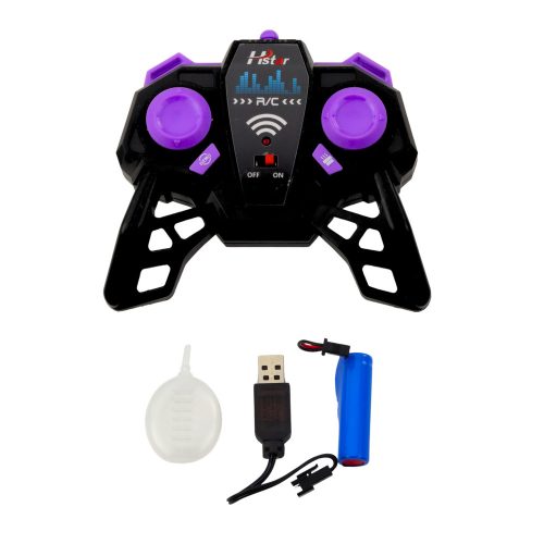 Off-Road RC rendőrautó távirányítós fekete 1:16