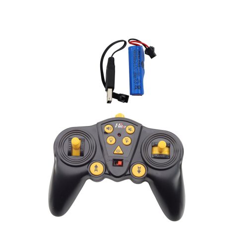 Távirányítós Dömper RC 2.4G Sárga-piros hangzású