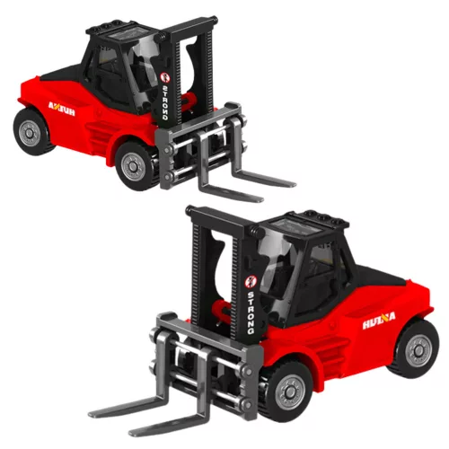 Targonca fém gyűjthető modell Huina Red 1:80
