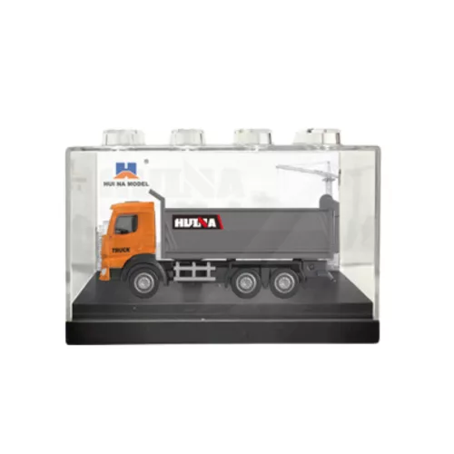 Dömper fém gyűjthető modell Huina Orange 1:80