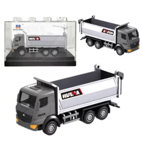 Dömper fém gyűjthető modell Huina Silver 1:80