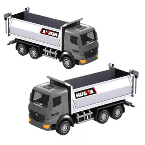Dömper fém gyűjthető modell Huina Silver 1:80