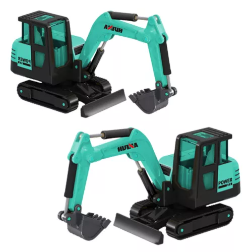 Huina Green 1:80 fém gyűjthető modell kotrógép