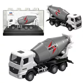 Betonkeverő fém gyűjthető modell Huina fehér 1:80