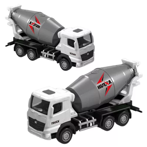 Betonkeverő fém gyűjthető modell Huina fehér 1:80