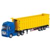 Teherautó Térfogatú Félpótkocsival Fém Sárga Huina 1:50