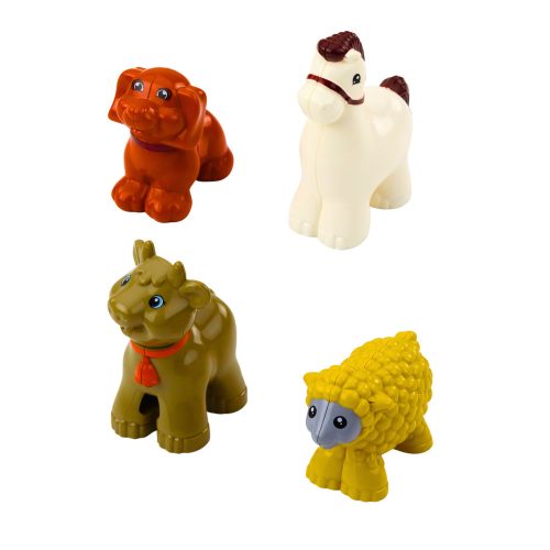 Motoros traktor interaktív állatok utánfutó hangok fények