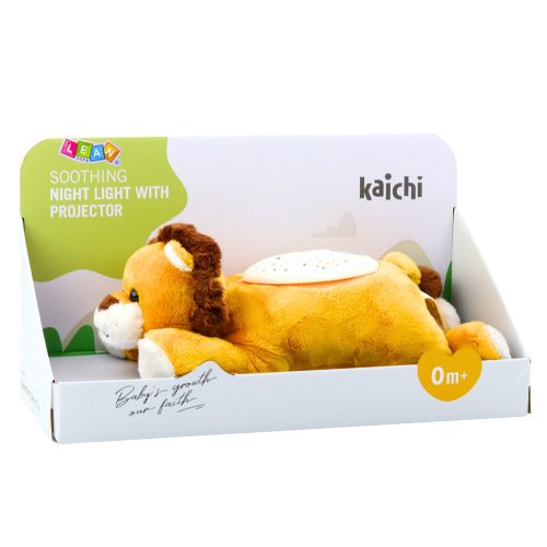 Oroszlán plüss alvó ennivaló projektor zajos