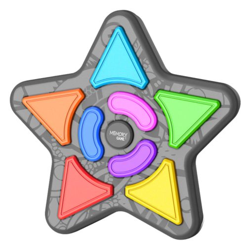 Elektronikus logikai játék memória Star Lights Sounds 4 az 1-ben