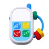 Zenés játékok kisgyermekek számára. Telefon, tambura, billentyűk, hangok, 3 db.