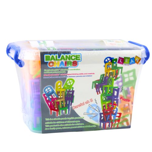 Leeső egyensúlyozó székek árkádjáték 48 darabos színes