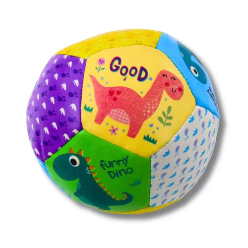 Puha golyók dinoszauruszokkal színes 9cm 3db készlet
