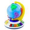 Interaktív, oktató jellegű zenélő földgömb kisgyermekeknek, kontinensekkel és állatokkal